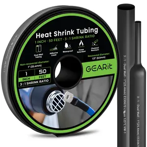 Dual-Wall Heat Shrink Tubing 3:1 Ratio Adhesive Lined, 50 Feet