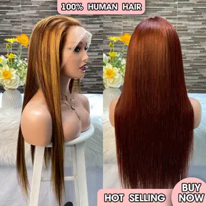 YWhair Raw Indian Remy Human Hair Straight Wigs 13x4 Lace Frontal Wigs Human Hair Straight Transparent Lace Frontal Wigs