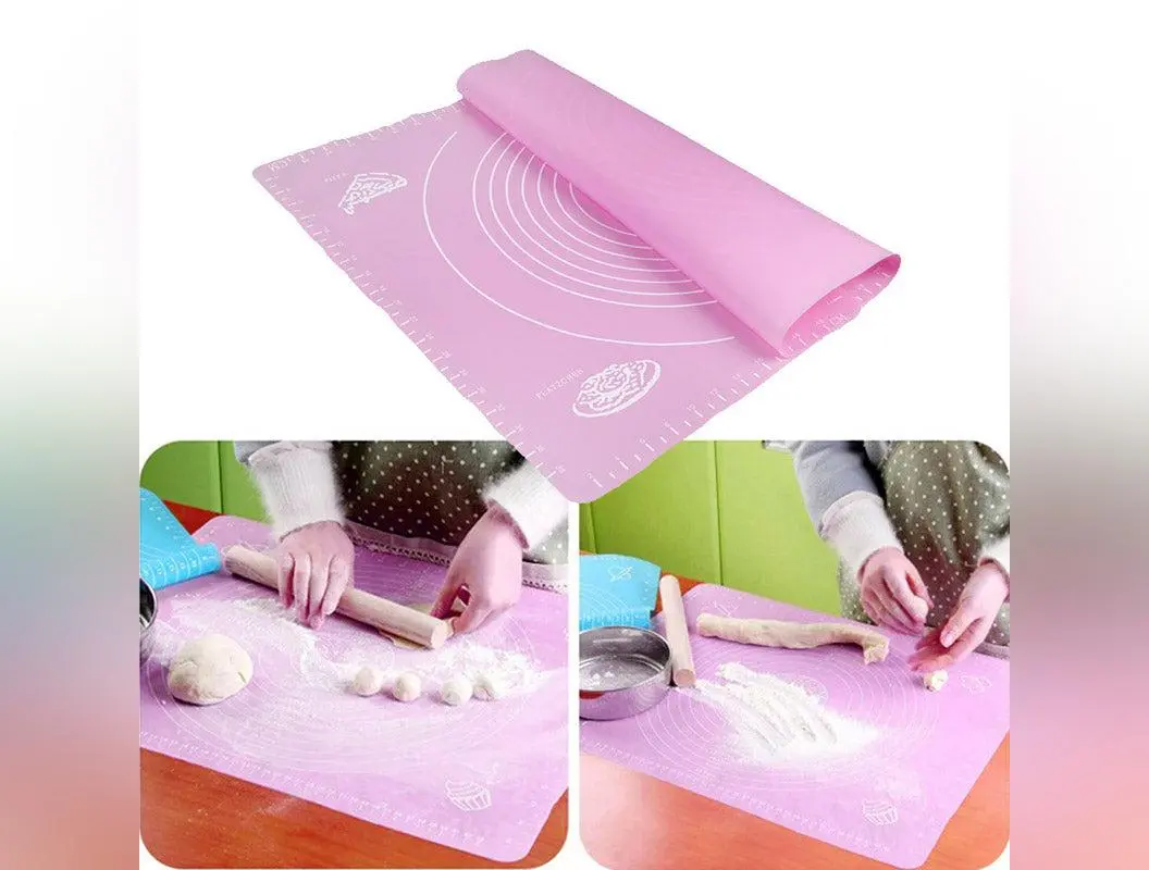 Ex-large Silicone Baking Mat for Oven Scale Rolling Dough Mat Baking Rolling Fondant Pastry Mat Non-stick Bakeware Cooking Tools
