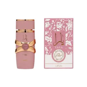 Lattafa Yara Elixir Eau De Parfum 100ml Single Item Unisex Fragrance - Playful Addictive Strawberry S'mores, Black Currant, Floral Seduction Jasmine, Orange Flower, Creamy Vanilla Bean, Caramel, Amber, Musk, Strawberry Unisex Fragrance