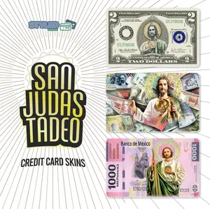 san judas rectangular stickers high quality vinyl