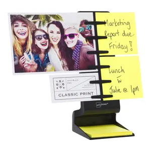 Note Tower Desktop Mini - Sticky Note Organizer - Photo Holder - Includes 50 Sheets of 3"x3" Sticky Notes