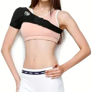 Muscle Strain Prevention Shoulder Support Adjustable Compression Fit for Basketball Volleyball and Other Sports Activities