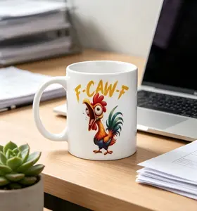 11oz Coffee Mug-This rooster just yelled my morning coffee into existence