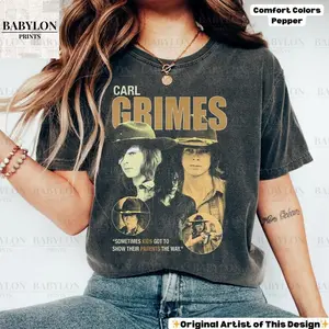 Carl Gri.mes Vintage T Shirt | The Walking Dead Shirt, TWD Shirt, Daryl Dixon Shirt Sweatshirt, Hoodie, Comfort Colors