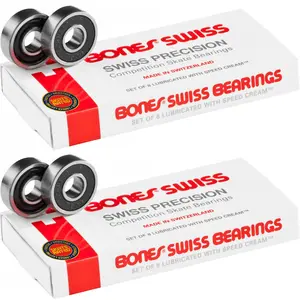 Bones Swiss Bearings 16-Pack (Enough for 8 Wheels)