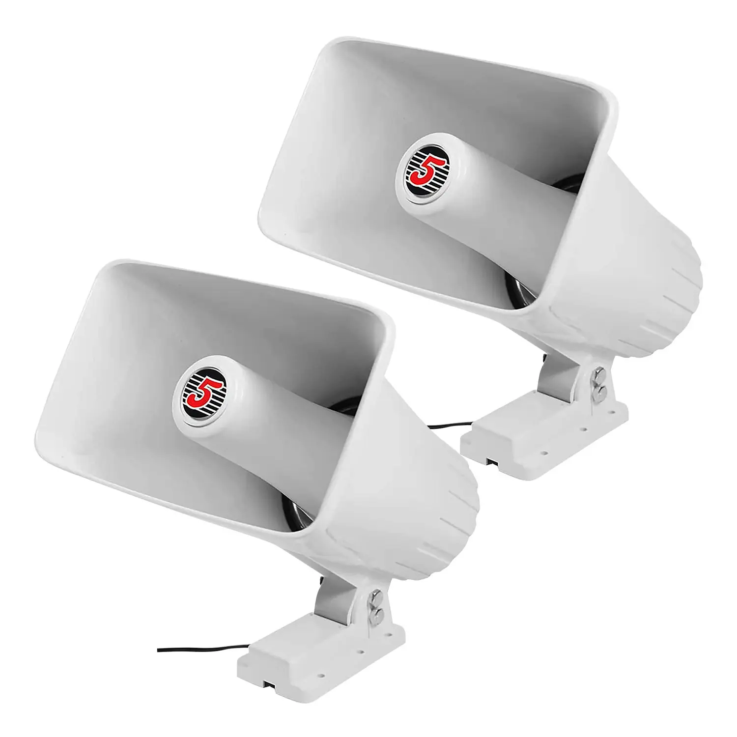 5 Core 8 Inch PA Horn 250W Loud Speaker Bull Horn Loud Audio 8Ohm All Weather Indoor Outdoor Use Home Audio Speaker Compact