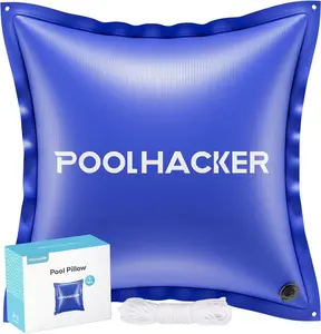 Pool Pillows for Above Ground Pools, Winterizing Ice Equalizer 0.4mm Ultra Thick Pool Cover Air Pillow for Winter, 50ft Rope Included (4x4)