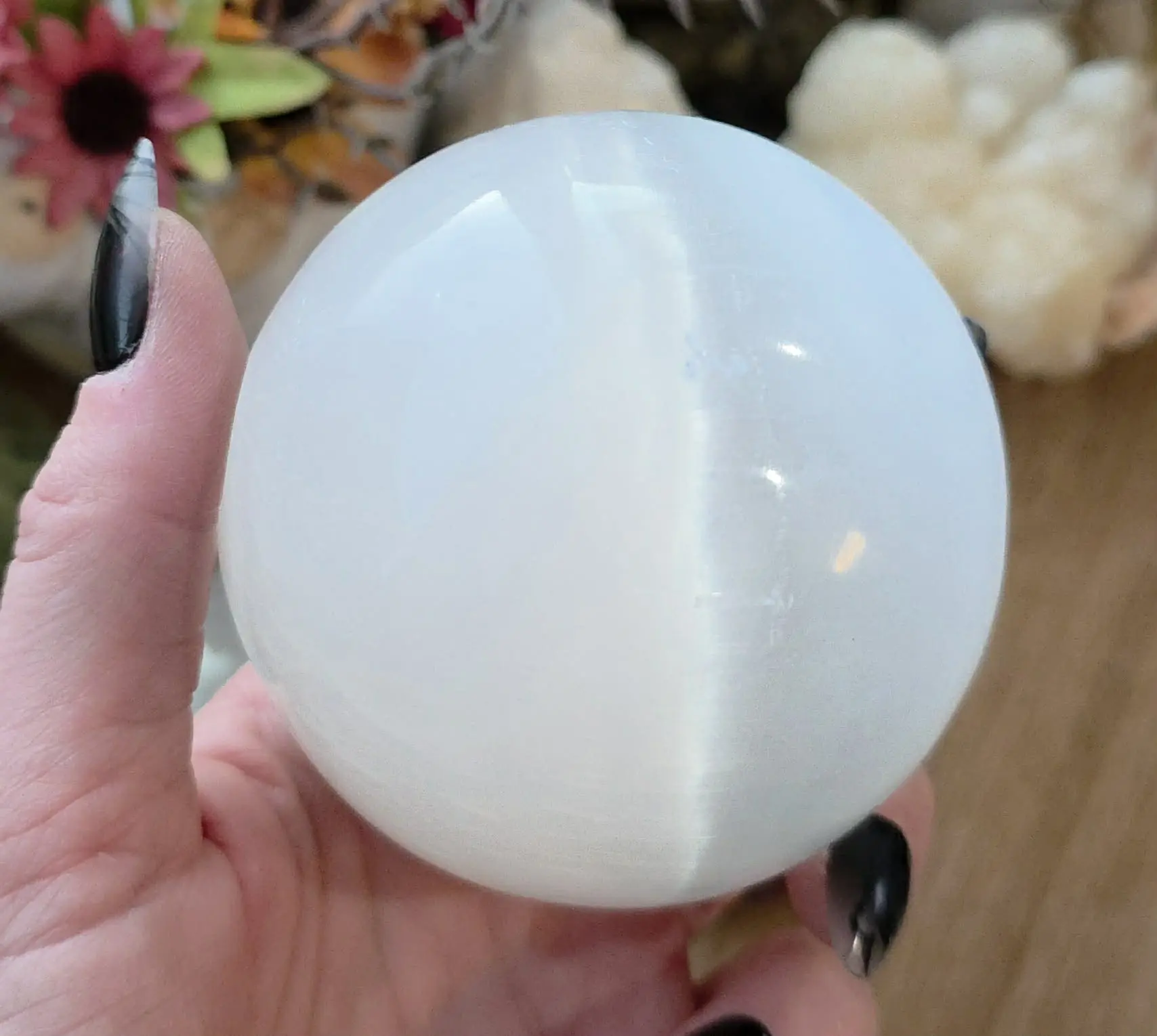 Selenite Sphere Selenite Sphere