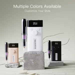 Electric Nail Drill for Beginners – DIY Manicure Kit at Home, Adjustable Speed for Acrylic Nails Gel Removal, Professional Nail Art Tool for Home Use,Nail tech equipment, Electric Nail Drill Kit