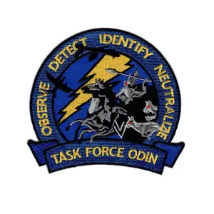 Task Force Odin Valknut Viking Valhalla Embroidered Iron On Patch by Miltacusa