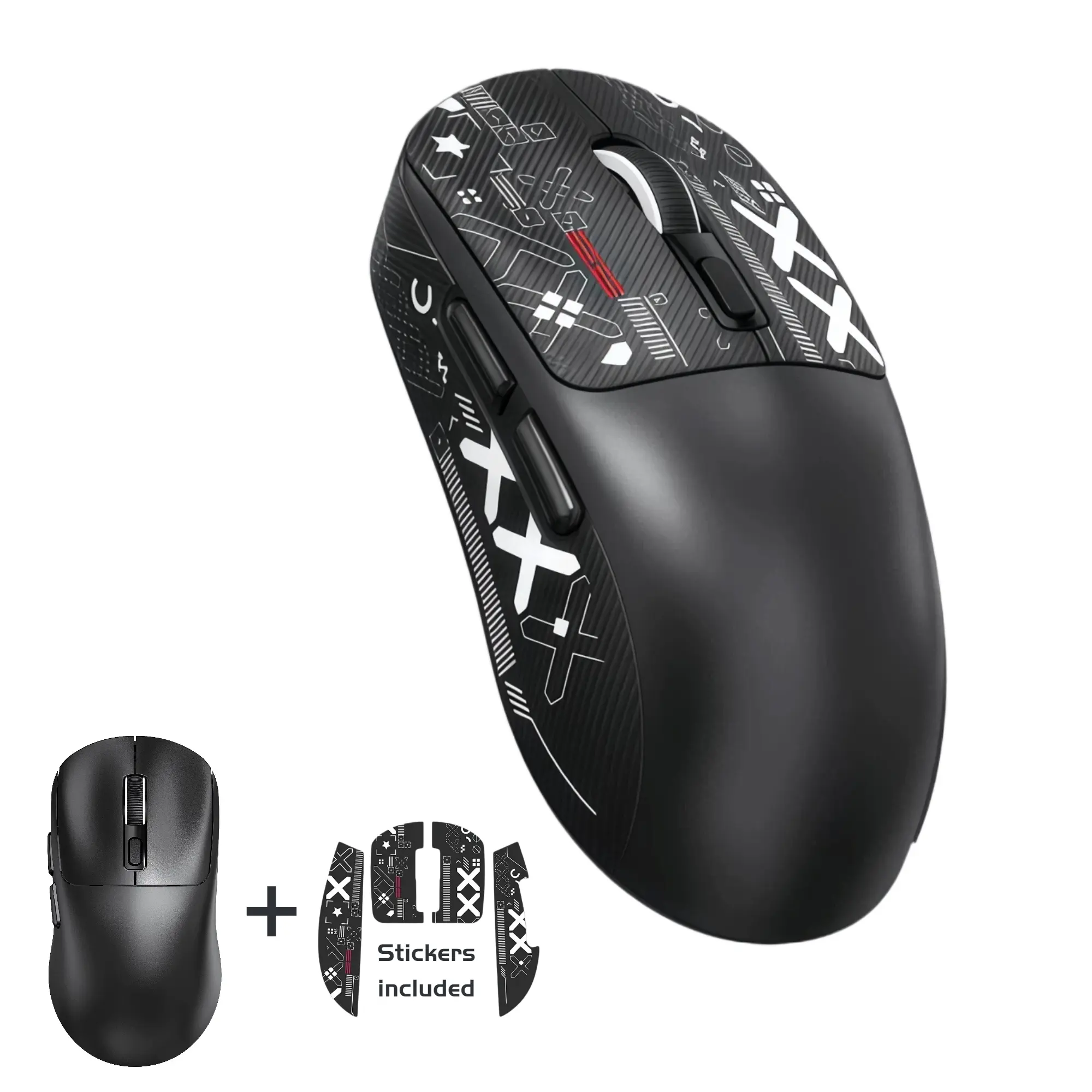 59g Ultra Lightweight Wireless Mouse, Tri-Mode Rechargeable Gaming Mouse with 1000Hz Polling Rate, BT5.4 & 2.4G Connection, Aesthetic Desk Setup Mouse for PC Gaming, Laptop, Office & Study