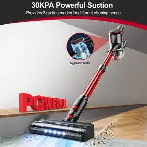 Cocbny Vacuum Cleaner Stick Vacuum Cleaner ，RED，Suitable for dormitories and apartments, lightweight and strong suction，Convenient and practical，Quickly clean pet hair and ground dust。