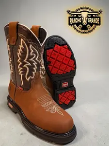Oil & Slip Resistant Men's Work Boots / Botas de Trabajo para Hombre Resistentes A Resbalones y Aceite