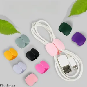 Premier League Fan Shop Durable Plastic Cable Management Clips (10/20-Pack) - Multifunctional Cord Organizer for Charging, Headphone Wires, Office Desktop, Sports & Outdoor Use, Work Accessories
