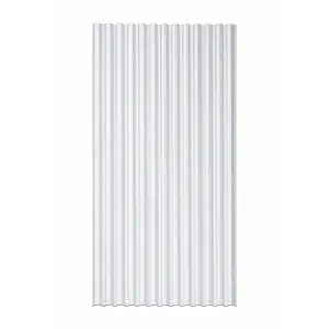 10 Pcs - Clear Curved Polycarbonate Corrugated Roof Panels  - 72" L x 21" W - 10 piece Pack