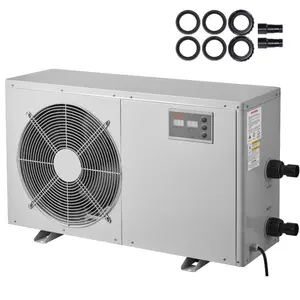VEVOR Aquarium Chiller 500 Gallon, 1-1/2 HP Water Chiller for Hydroponics, Fast Cooling for Fish Tank, Axolotl, Coral Reef, Quiet Refrigeration Compressor, Titanium Evaporator, Complete Fittings