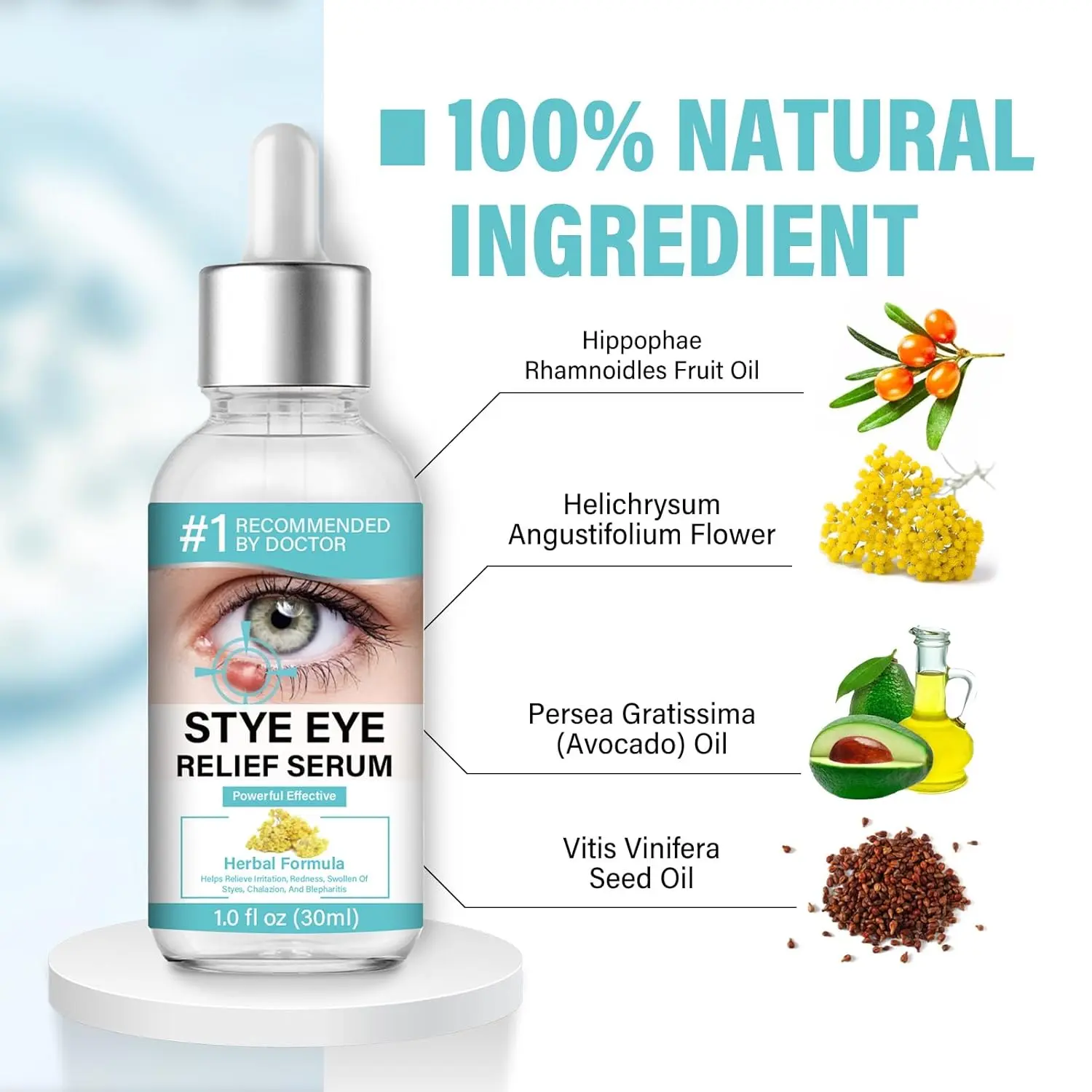 Stye Eye Treatment, Effective Stye Eye Relief Drop, for Styes ...