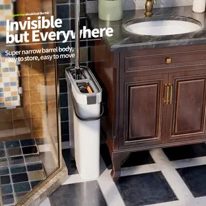 The Mop with Bucket Is a Household Cleaning Tool That Can Be Easily Cleaned Without the Need for Hand Washing