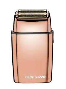 BaBylissPRO FOILFX02 Rose Gold Cordless Metal Double-Foil Shaver #FXFS2RG BaBylissPRO FOILFX02 Rose Gold Cordless Metal Double-Foil Shaver #FXFS2RG