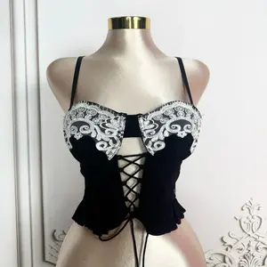 Lace corset top