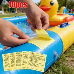 10 Piece Waterproof Repair Patches, Inflatable Gear Fix Kit, Tent & Swim Ring Repairs, Portable Reflective Outdoor Patches