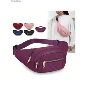 Men's & Women's Casual Waist Bag, Zipper Belt Bag, Oxford Cloth Crossbody Phone Bag, Sports Style Daily Essentials, Perfect Gift for Him Her bracelet men woman luck unisex hypoallergenic fashion jewelry gift trendy