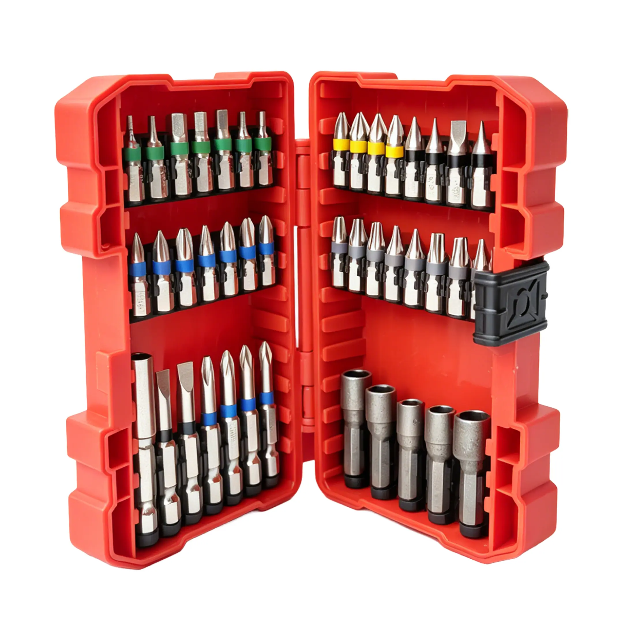 45PCS Impact Driver Bit Set, Color-Coded Screwdriver Bit Set with Nut Drivers & Storage Case, Premium S2 Steel, All-in-One Home Repair Tool Kit, Perfect for DIY, Home & Professional Use, Must-Have Tool Kit, Torx Bits, Bit Holder