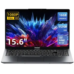 15.6in Portable Laptop Intel N150, 16GB RAM 1TB SSD, FHD IPS Display, Quad-Core N150 Bussiness Computer (Up to 3.6GHz), HDMI 2.0, USB-C, WiFi5, SD Card Slot, Desktop Computer for Student/Home/Business