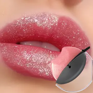 Huasurv Lazy Lipstick, Nude, Moisturizing, Long-Lasting, Mirror Finish, Ideal for Beginners, Daily Use, Parties, Dates, Hs3775-12