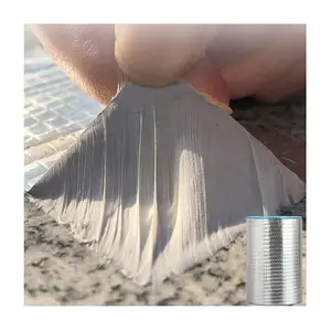 Butyl Tape  Tape,  Foil Butyl Seal Tape for Leakage, Butyl Rubber Tape for Reapring for Boat, Pipe Sealing, Roof Crack, RV, Awning, Window Sealing - 6"W x 16'L