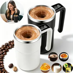 Upgraded Self Stirring Coffee Mug, Stainless Steel Auto Mixing Cup, Self Stirring Mug for Coffee Milk Cocoa, Travel Coffee Cup for Office Home Kitchen