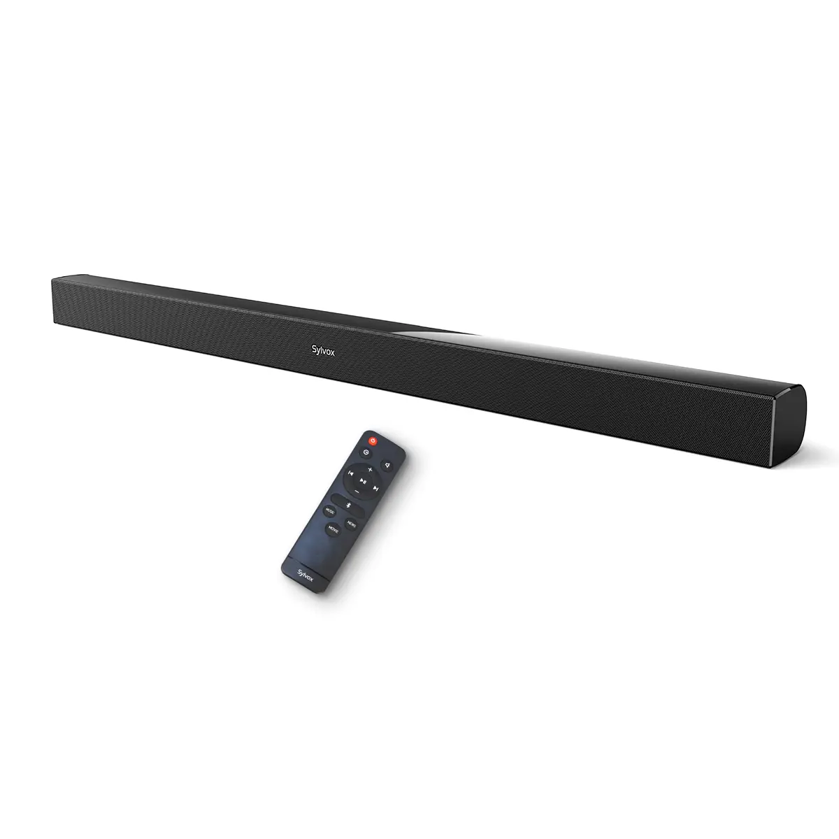 SYLVOX Elf S2 Soundbar, Bluetooth Sound bar for TV IP65 Waterproof, 60W TV Speaker with 3D Surround Sound, Movie/News/Music Mode, Wireless Connection, HDMI ARC, Music Streaming, Wall Mountable