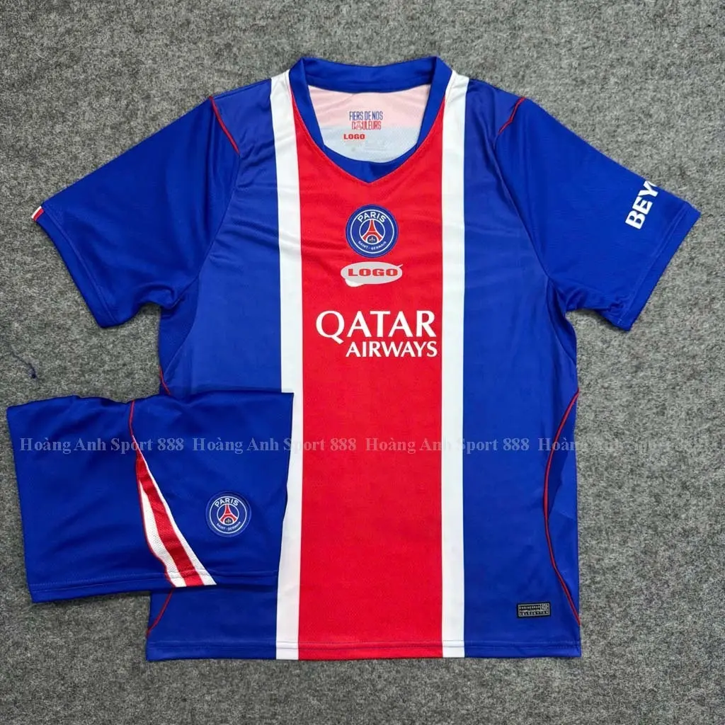 PSG football club's match kit for the 2026/2027 season - Made from high-quality polyester fabric - FULL LOGO