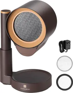 Portable Range Hood, Portable Kitchen Exhaust Fan with 3 Speeds, Desktop Range Hood with 30°–180° Adjustable Angle, Dual Filtration, Low Noise for Indoor BBQ, Hot Pot, RV