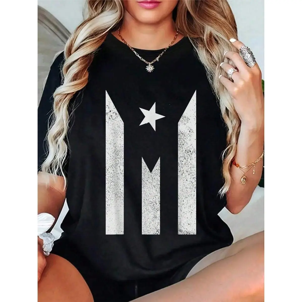 100% Cotton Puerto Rico Clothing & Gifts Puerto Rico Black-ShirtComfortable Cotton