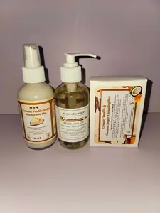 Gourmand Soft Supple and Delectable Bundle ( 1 Body Bar, 1 Hair Mist, 1 Body Oil)