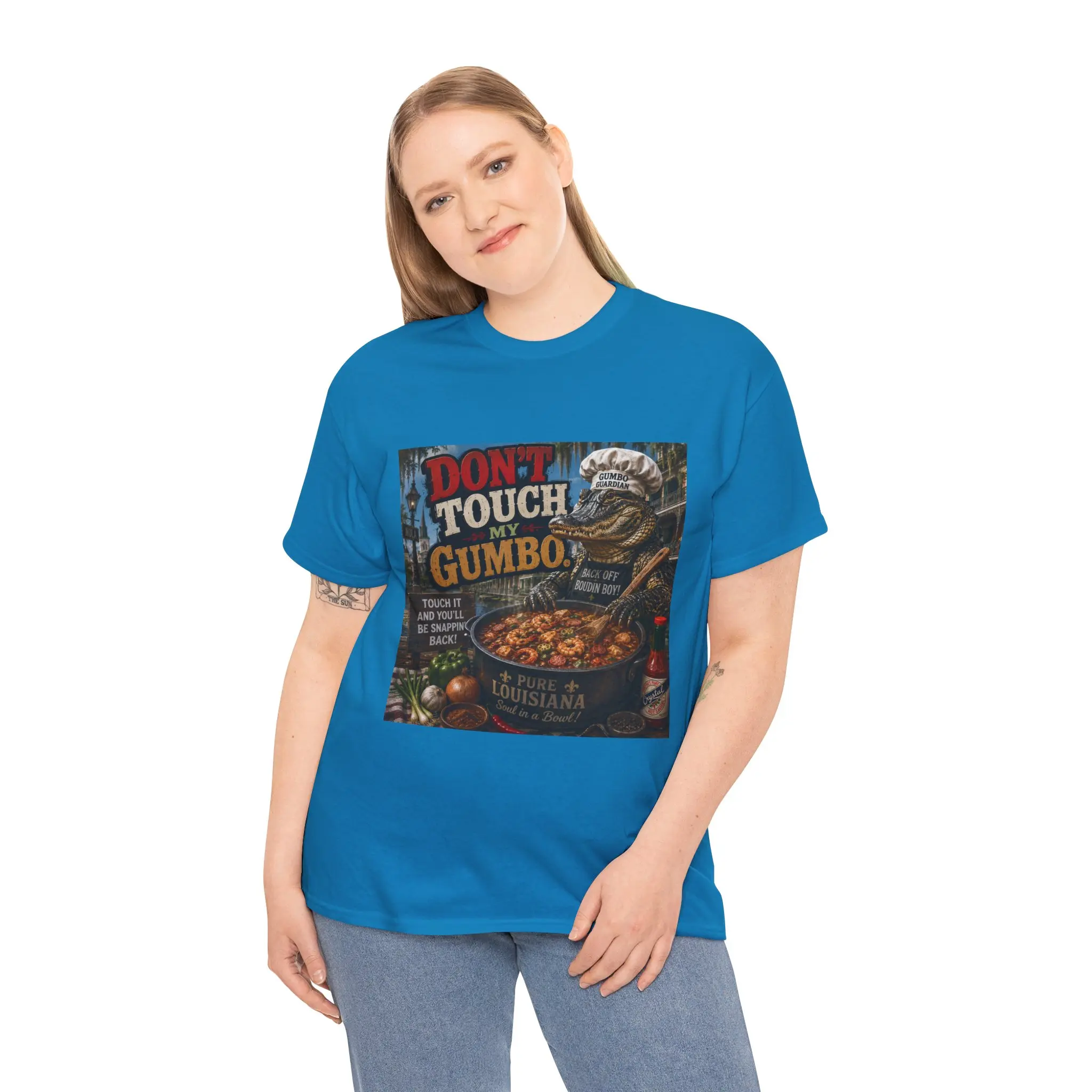 Don't Touch My Gumbo Tee | Louisiana Cajun Cooking Shirt