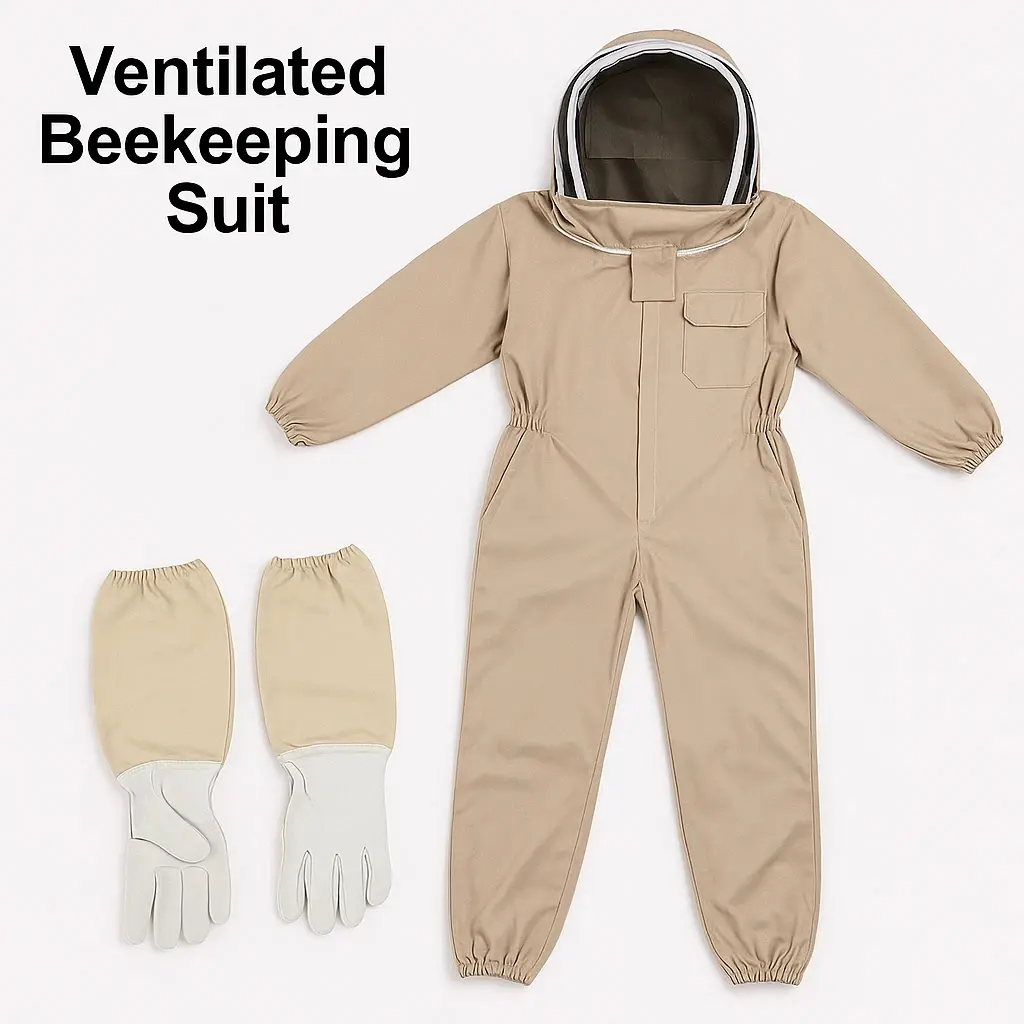 Bee Suit Men Women XL Beekeeping Protective With Glove Veil Hood For BeeKeeper
