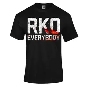 RKO Everybody T-Shirt, Vintage Wrestling Finisher Graphic Tee, Bold Attitude Era Inspired Shirt, Pro Wrestling Fan Top, Unisex Cotton T-Shirt, Fashion Cotton, Full Colors, Full Sizes, For Men, For Women