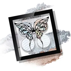 Gradient Butterfly Highlighter Chameleon Eyeshadow, Shimmer Powder, Single Pack, No Flammable Aerosol Ingredients, Shimmer Eyeshadow Palette