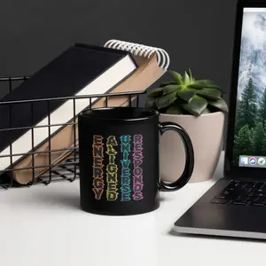 Energy Aligned Universe Ceramic Glossy Mug - 11 oz & 15 oz with Handle, Lead and BPA-Free, Hand-Wash Only, Non-Dishwasher & Microwave Safe - Drinkware