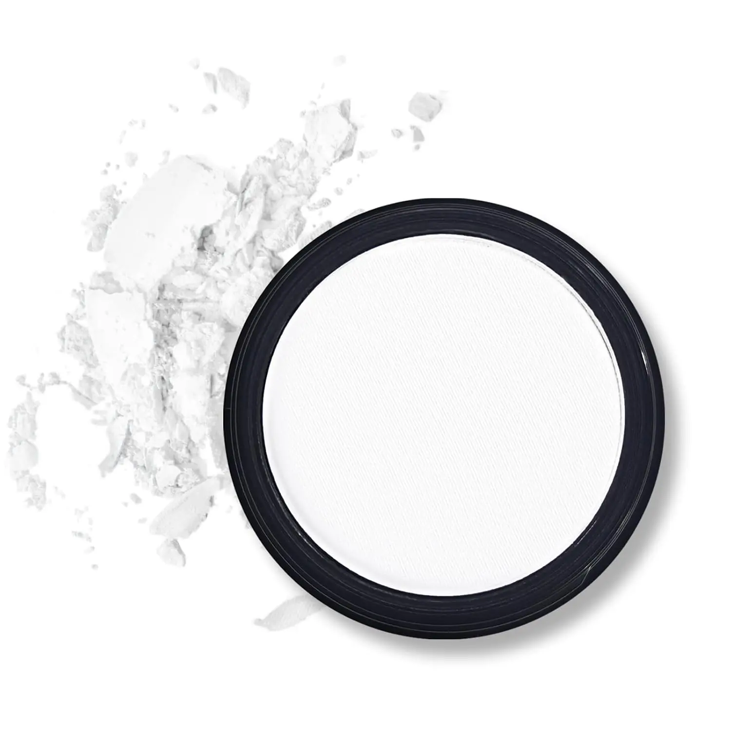 Highly Pigmented Pressed Powder Eyeshadow in Matte White, Long-Lasting, Ultra-Blendable, and Vegan Cosmetic Formula