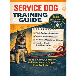 Dog Training handbook: A step-by-step training plan tailored for you and your dog, beginner-friendly, including training steps, command prompts, and daily practice schedules.