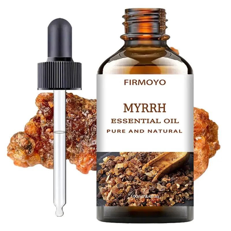 Frankincense and Myrrh Essential Oil, 3.04 oz, a moisturizing, Hydrating oil that nourishes and hydrates the skin and hair, leaving the skin soft and smooth, suitable for the face, body, hair, and massage therapy, a versatile product