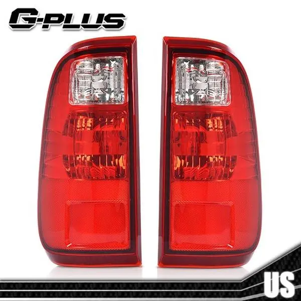 G-PLUS Tail Lights Aftermarket Tail Light Rear Light Assemblies, Fit for 08-16 Ford F250 F350 F450 F550 Super Duty, LH RH Brake Lamps, Car Lighting Upgrade, Car Mod