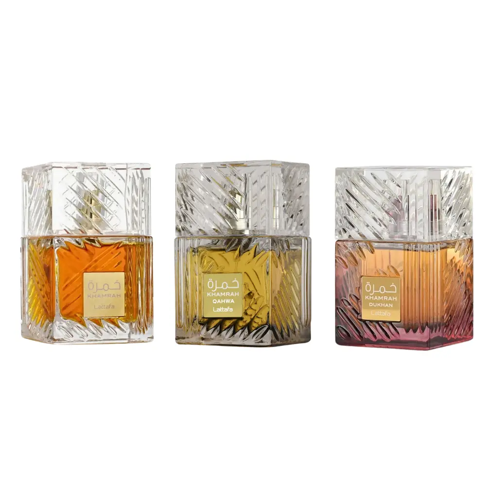 Mega Combo Lattafa Khamrah + Qahwa + Dukhan Fragrance Set