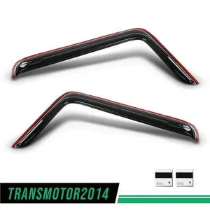 Side Window Rain Guard Visors - Truck Automotive Vehicle Accessories, UV Rays Visor Vent Deflectors, Pair Set for 1984-2008 Kenworth C500/W900/T800