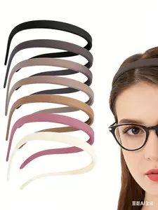 Comfortable Plastic Headbands for Glasses Wearers, No Pressure No Headache Design, Ideal for Daily Use & Stylish Look, Eyewear Headbands, All Season Use, Glasses Friendly