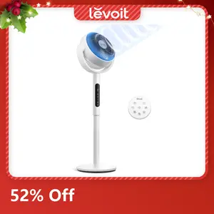 [Live]LEVOIT Corebreeze R432 Standing Oscillating Fan for Home, Circulator with Remote, 82ft, 20dB, DC Motor, 9 Speeds, Sensor, Timer, Pedestal & Tabletop mode